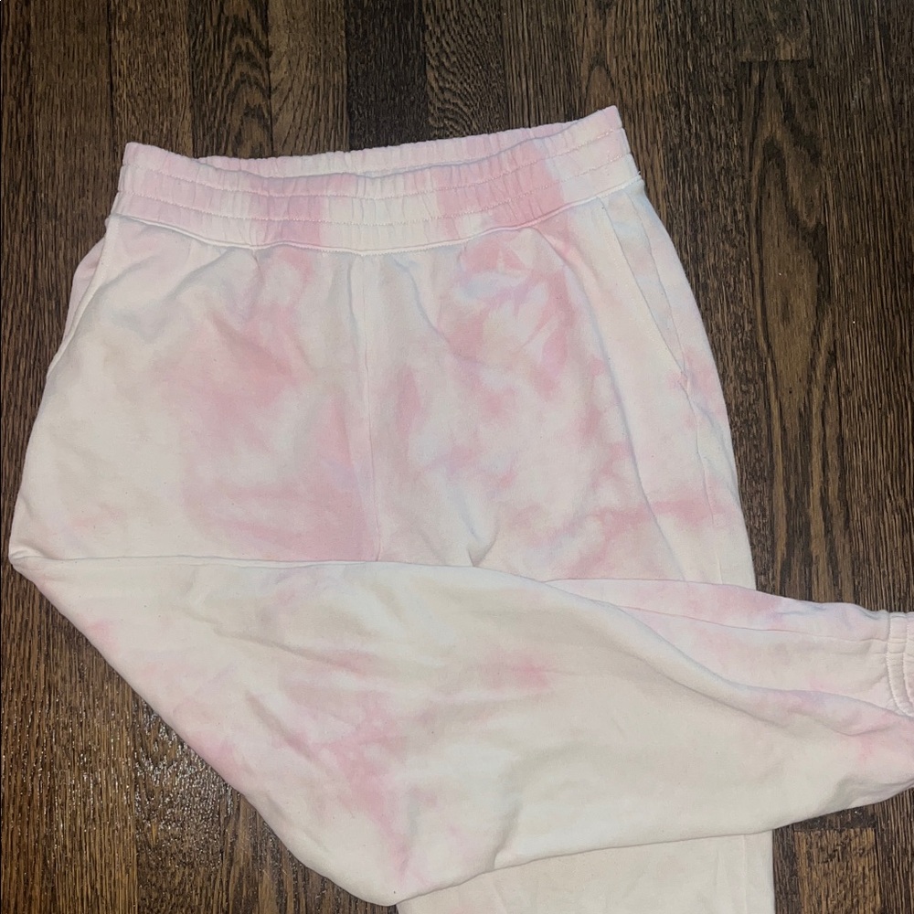Pink Tie-Dye Joggers